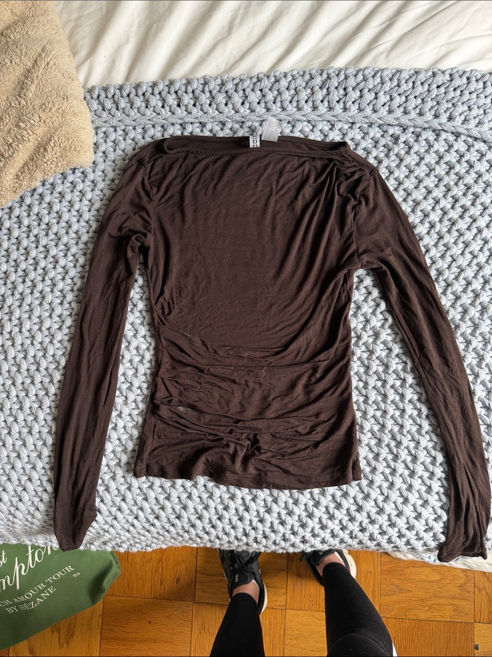 Divided Women's Chocolate Brown Long Sleeve Tee